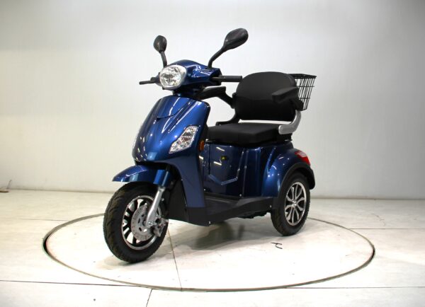 THE SHOPPER 3 Wheel Electric Scooter Blue
