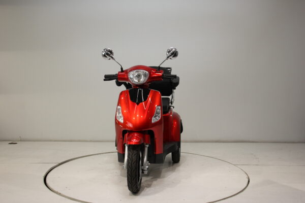 THE SHOPPER 3 Wheel Electric Scooter Red - Image 2