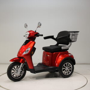 THE SHOPPER 3 Wheel Electric Scooter Red