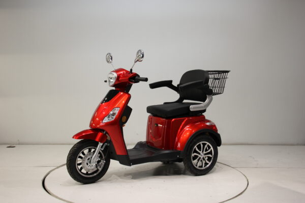 THE SHOPPER 3 Wheel Electric Scooter Red