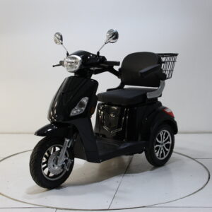 THE SHOPPER 3 Wheel Electric Scooter Black